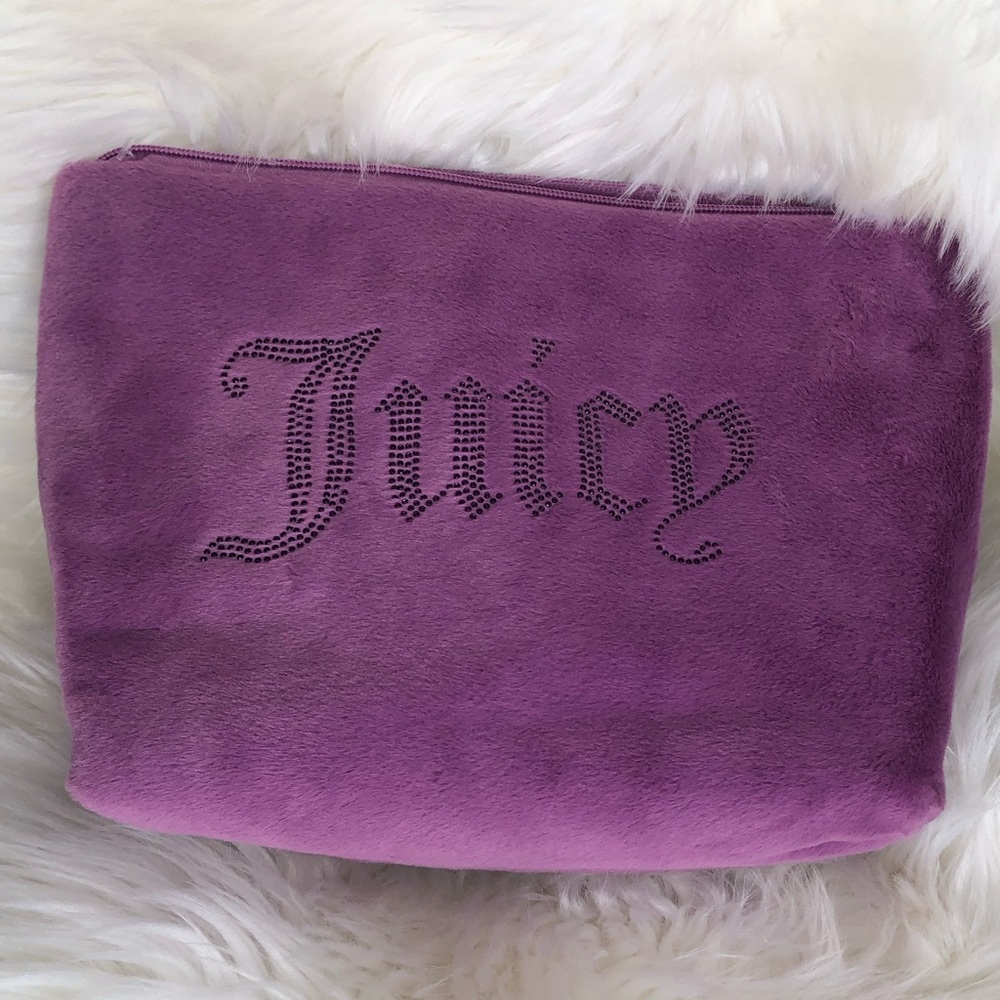 Juicy Couture Vibrant Purple Cosmetic Bag